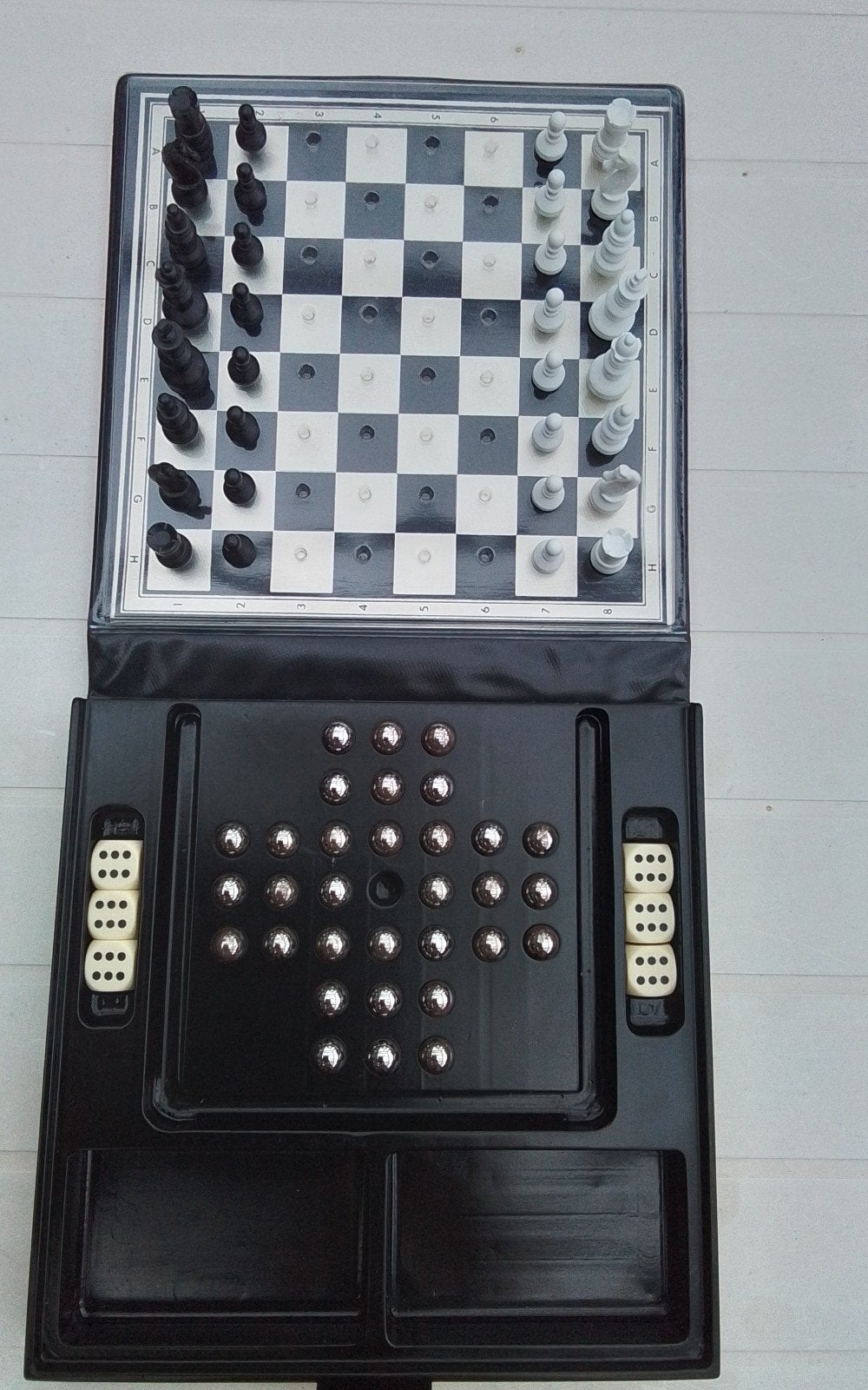 Schaakspel / solitair / dobbelen, Ophalen of Verzenden, Minder dan 500 stukjes