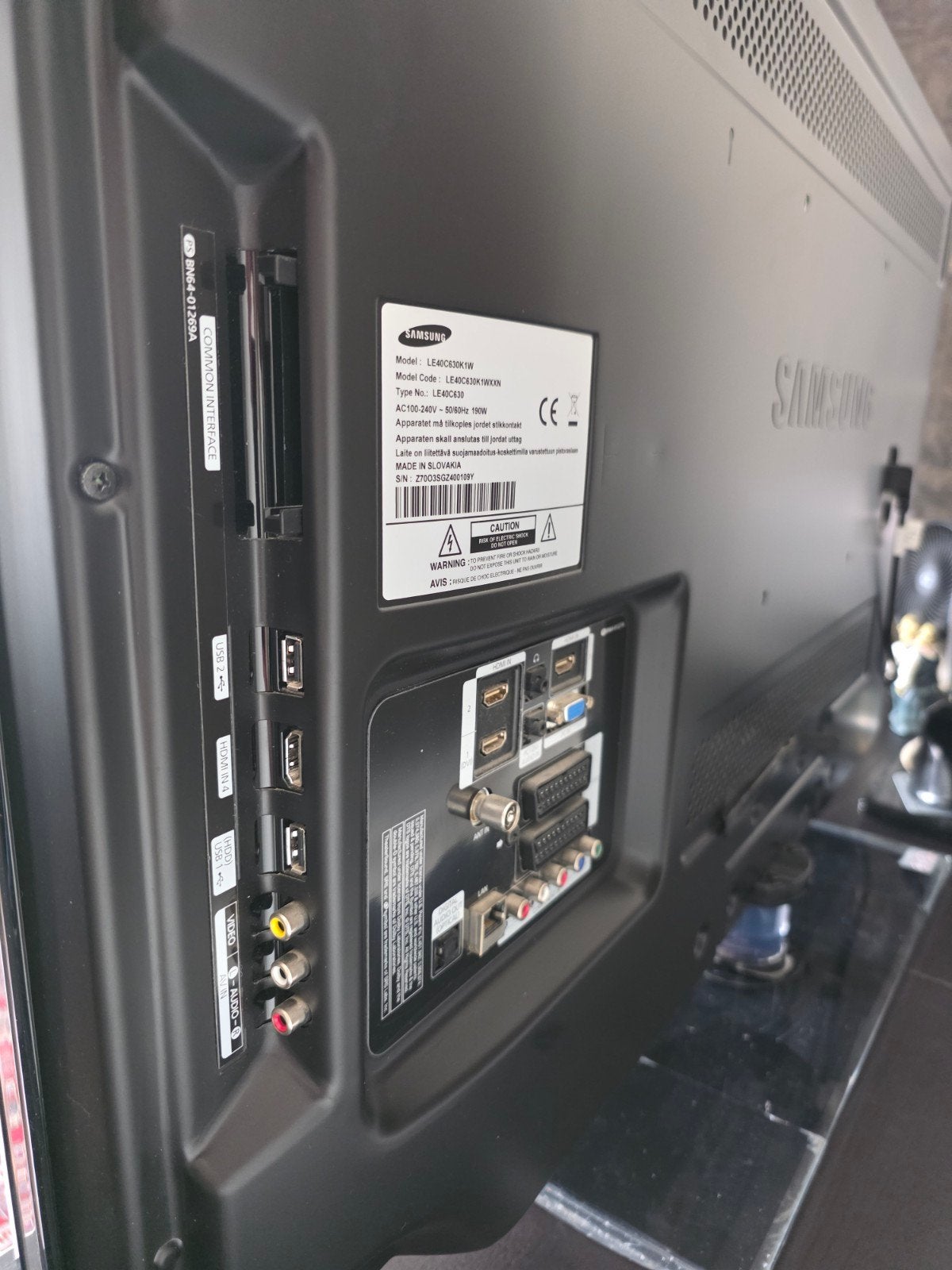 Samsung LE40C630K1W 40 inch LCD TV - Full HD, Gebruikt, 50 Hz, LCD, Ophalen of Verzenden