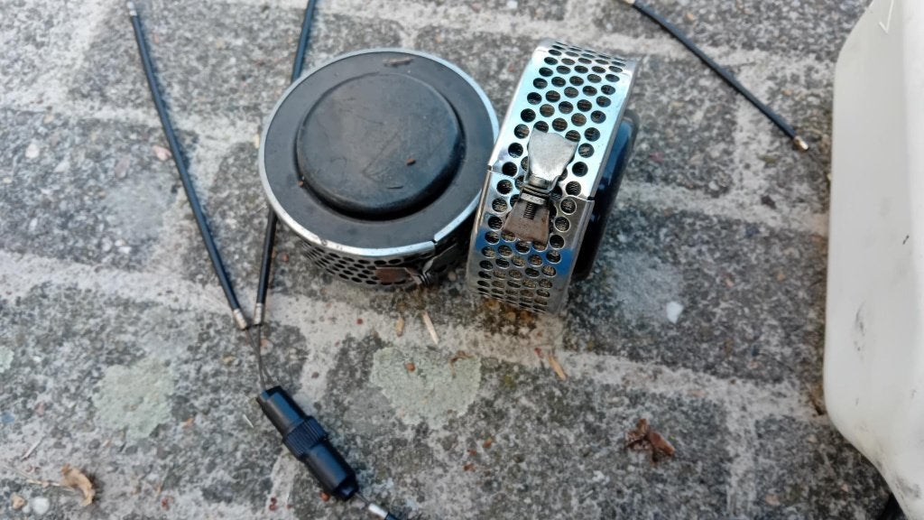 Originele luchtfilter voor 60's Triumph, Ophalen of Verzenden, Gebruikt