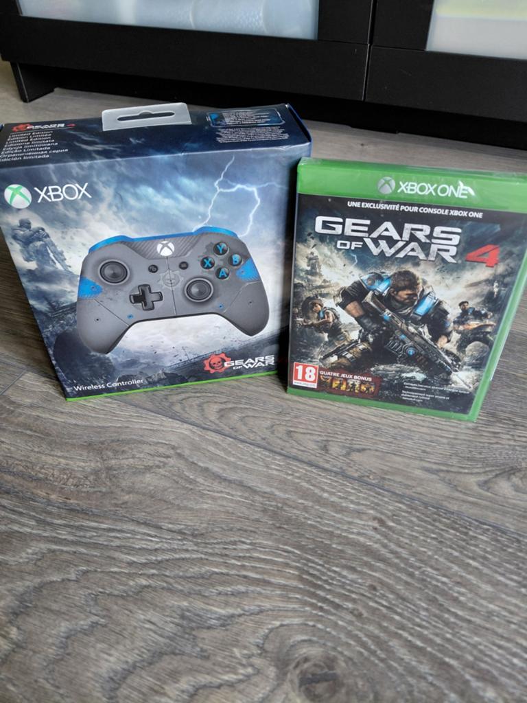 Xbox One Controller JD Fenix + Gears of War 4 NIEUW, Spelcomputers en Games, Spelcomputers | Xbox | Accessoires, Ophalen, Xbox Series S