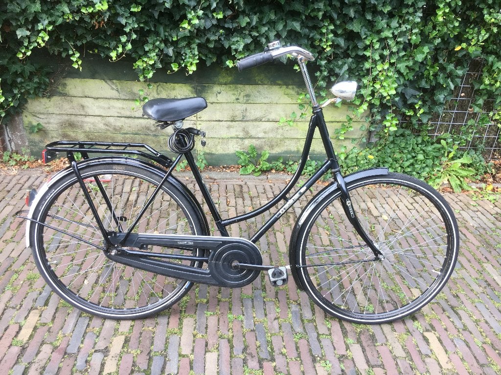 Oma fiets 28 inch, slot, verlichting, frame 53cm, interesse, Ophalen, Terugtraprem, Gebruikt, Cortina