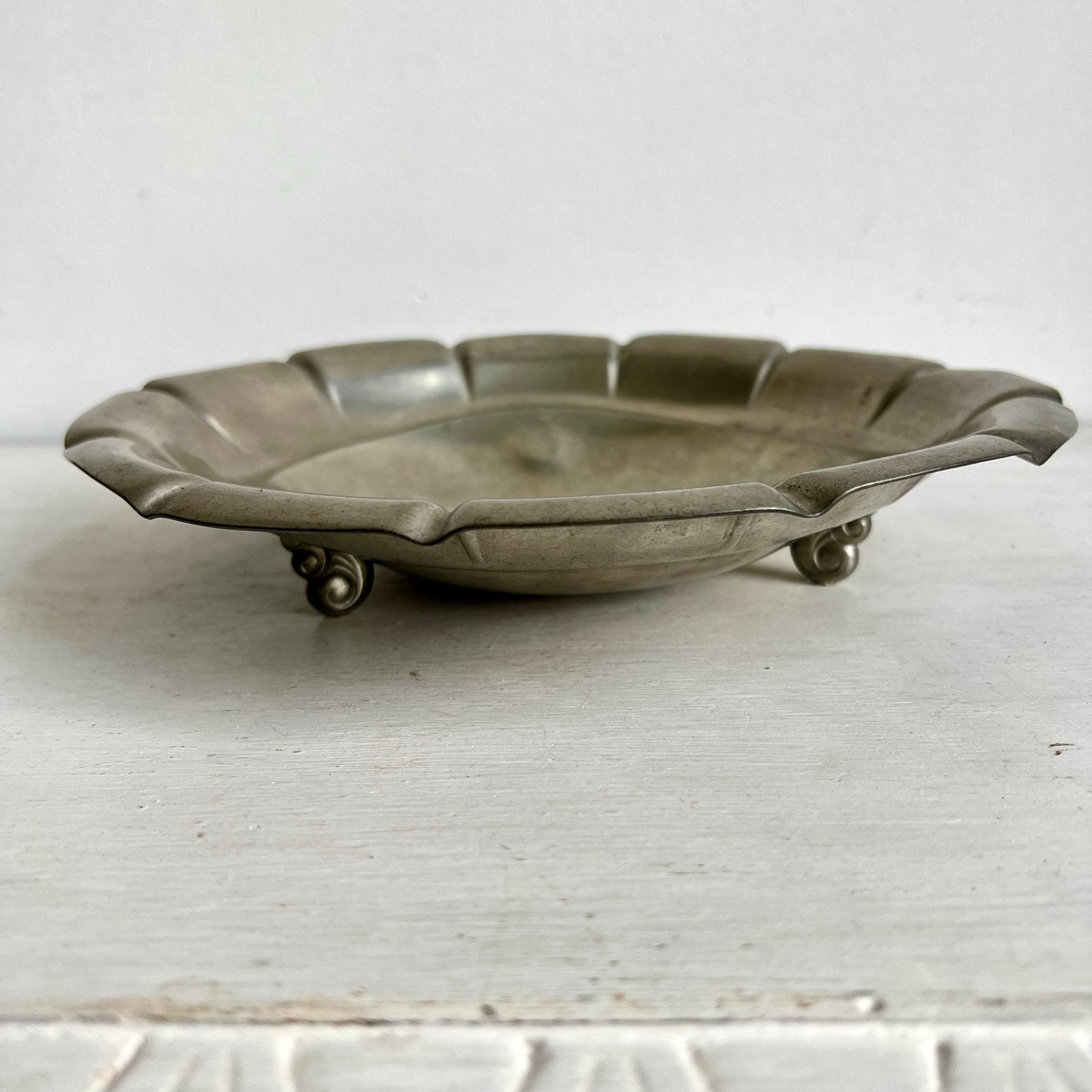 Vintage KMD Daalderop Tiel Pewter Schaal - Made in Holland, Ophalen of Verzenden