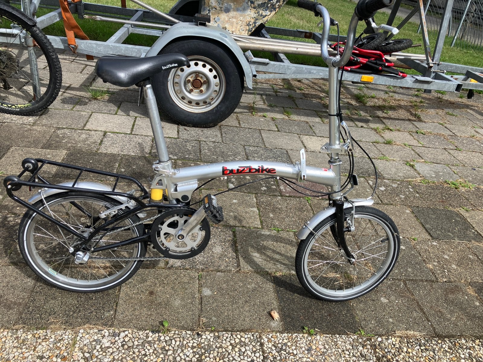 Aluminium vouwfiets te koop, Ophalen, Zo goed als nieuw, Versnellingen