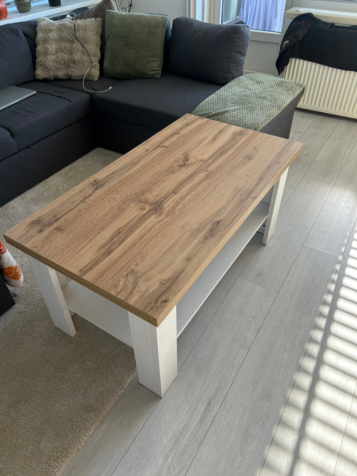 Salontafel jysk 60x110x53, 50 – 75, Kunststof, 100 tot 150 cm, Zo goed als nieuw