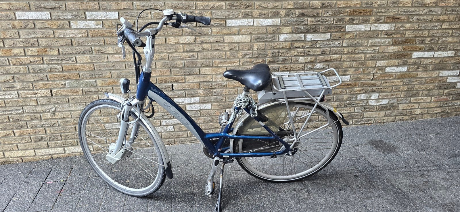 Sparta Delphi elektrische damesfiets lage instap, Fietsen en Brommers, Ophalen, Sparta, Gebruikt, Versnellingen