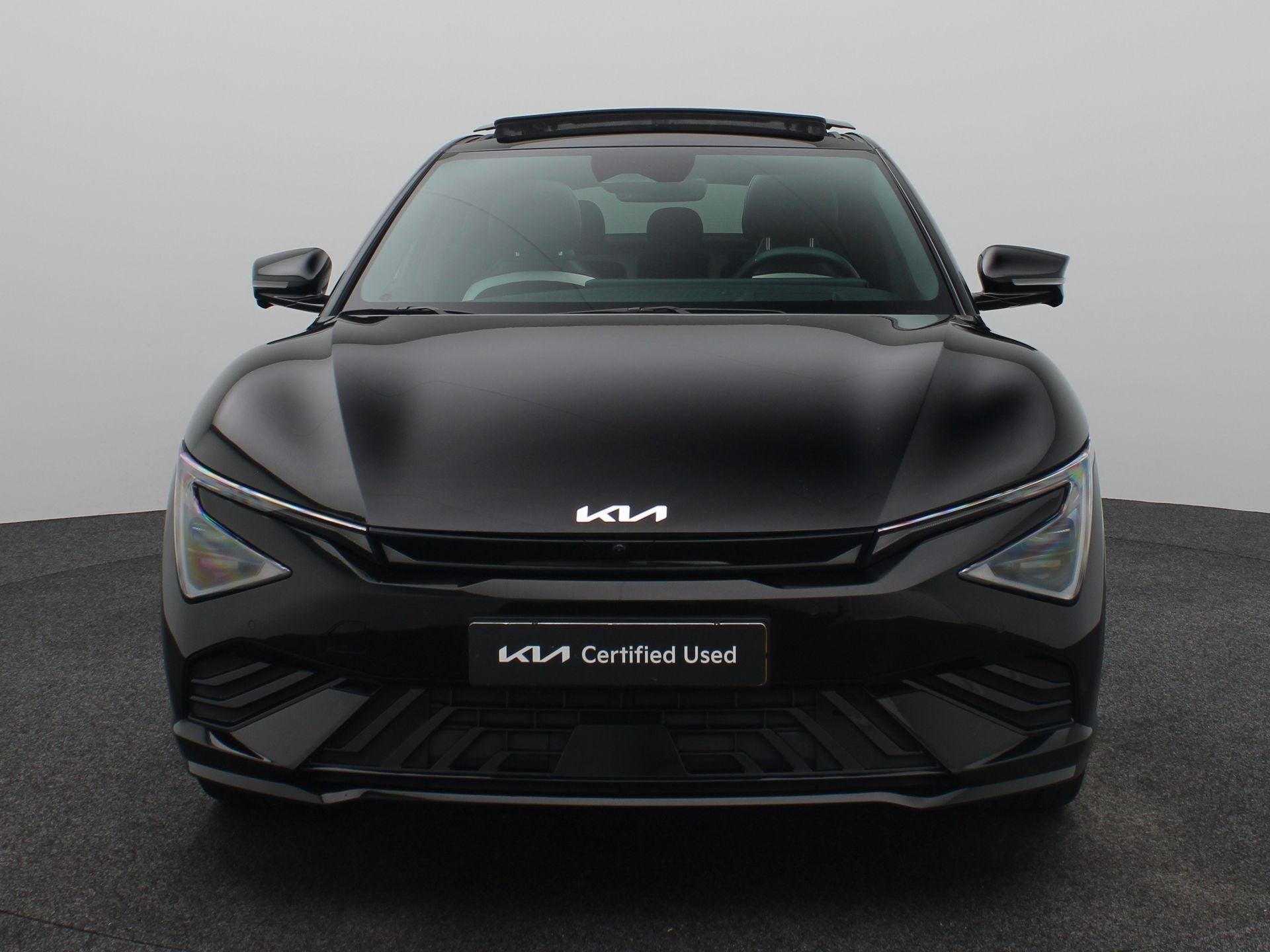 Kia EV6 GT-Line 84 kWh | Facelift model | LED | Meridian Sou, Auto's, Achterwielaandrijving, Zwart, 1960 kg, Zwart