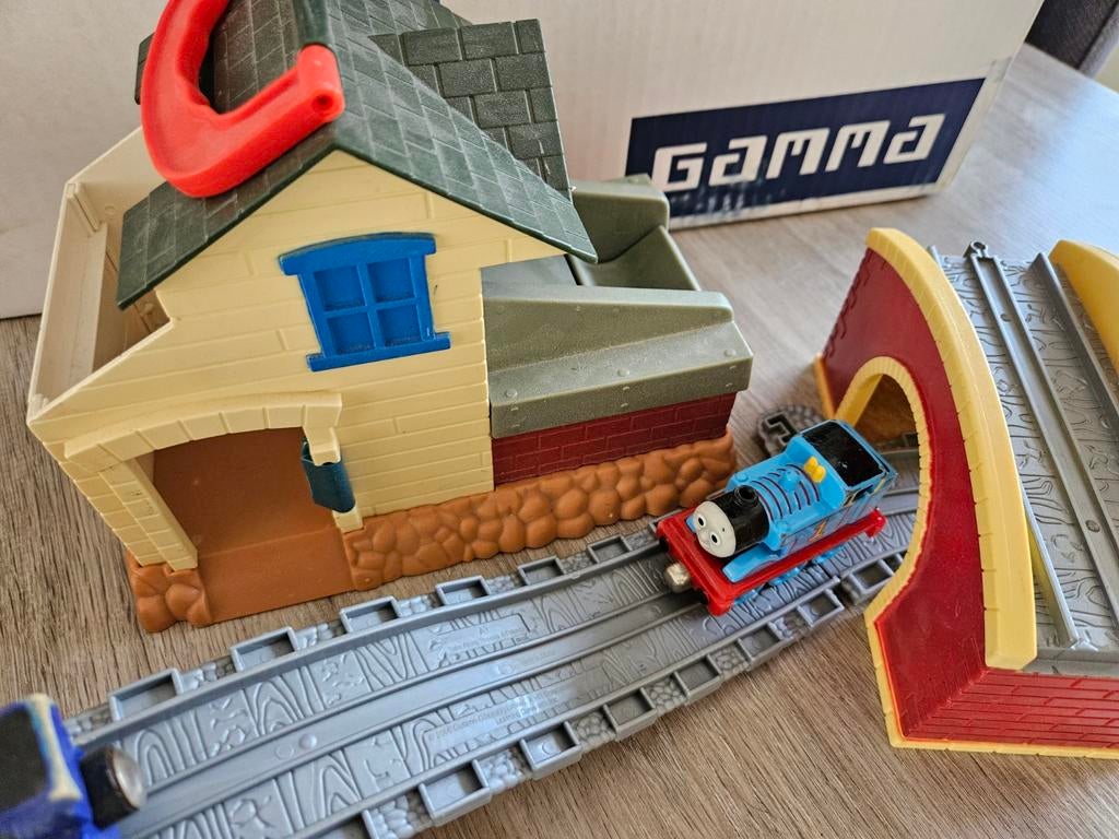 Grote Thomas de Trein speelset met locomotieven en rails, Hobby en Vrije tijd, Modeltreinen | Overige schalen, Gebruikt, Treinset