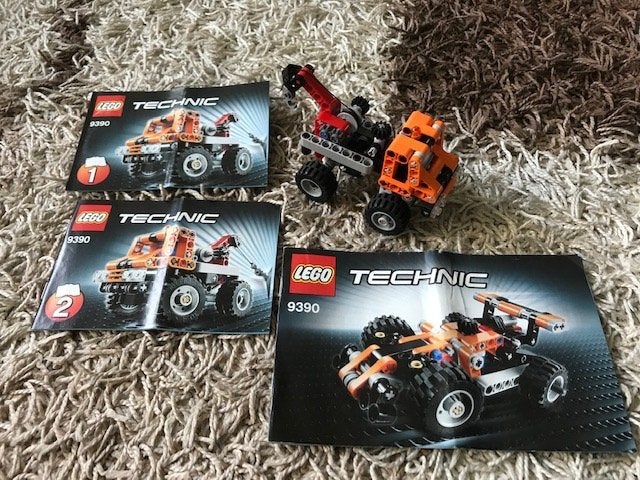 Lego technic 9390 mini takelwagen. Compleet inclusief boek, Kinderen en Baby's, Speelgoed | Duplo en Lego, Ophalen of Verzenden