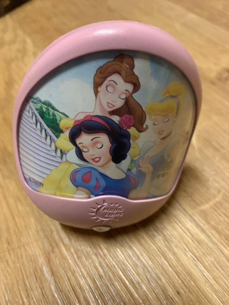 Disney Nachtlampje KINDERKAMER DISNEY PRINSESSEN, Verzenden, Zo goed als nieuw, Lamp