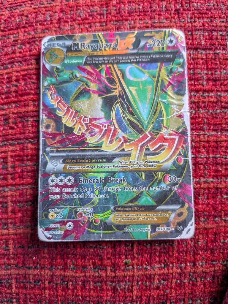 Pokémon M Rayquaza EX kaart, Ophalen of Verzenden