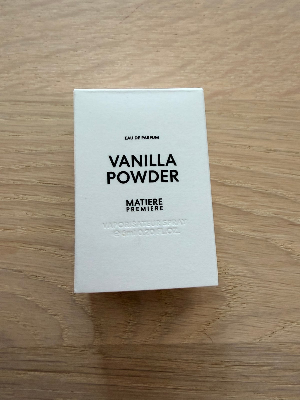 Matiere Premiere Vanilla Powder Eau de Parfum 6ml, Ophalen of Verzenden, Zo goed als nieuw