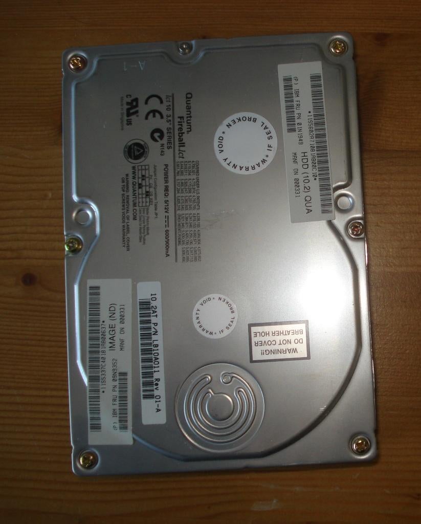 Quantum (EL10109) 10.2GB Interne IDE, Intern, Gebruikt, HDD, Ophalen of Verzenden