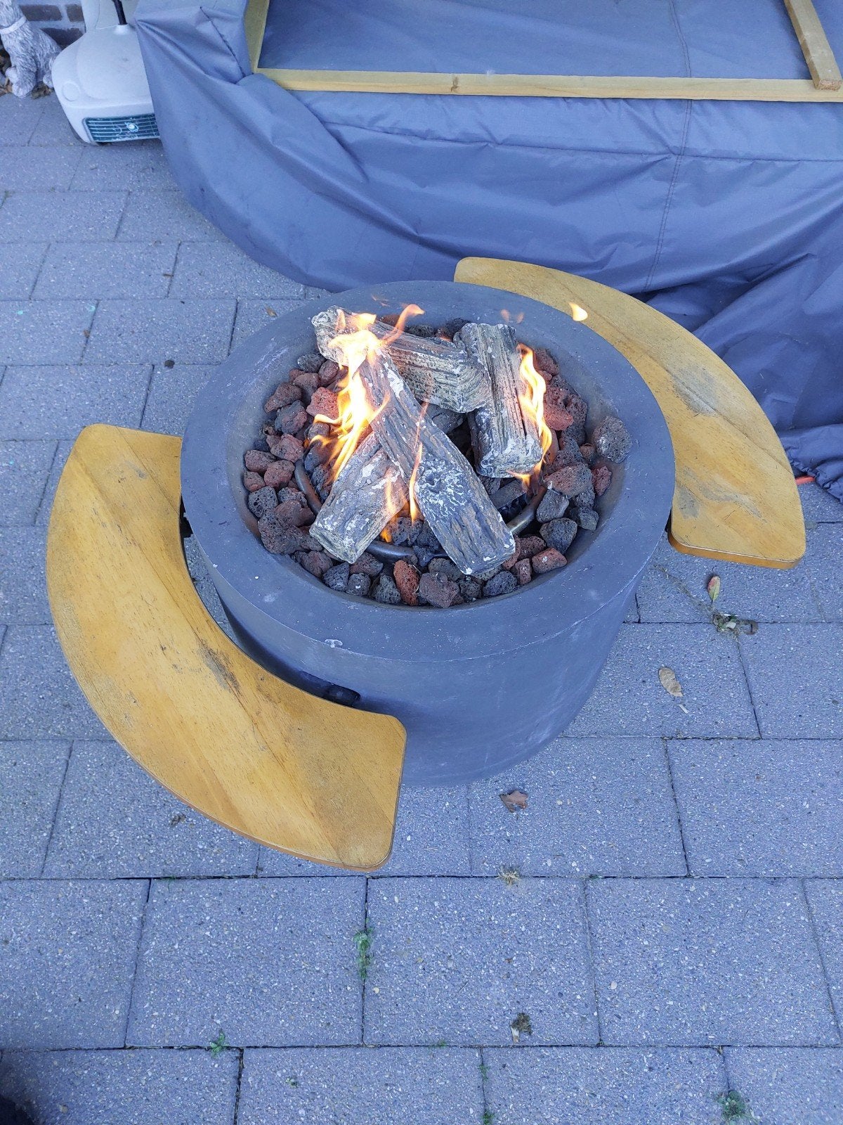 vuurtafel, Tuin en Terras, Ophalen, Gebruikt