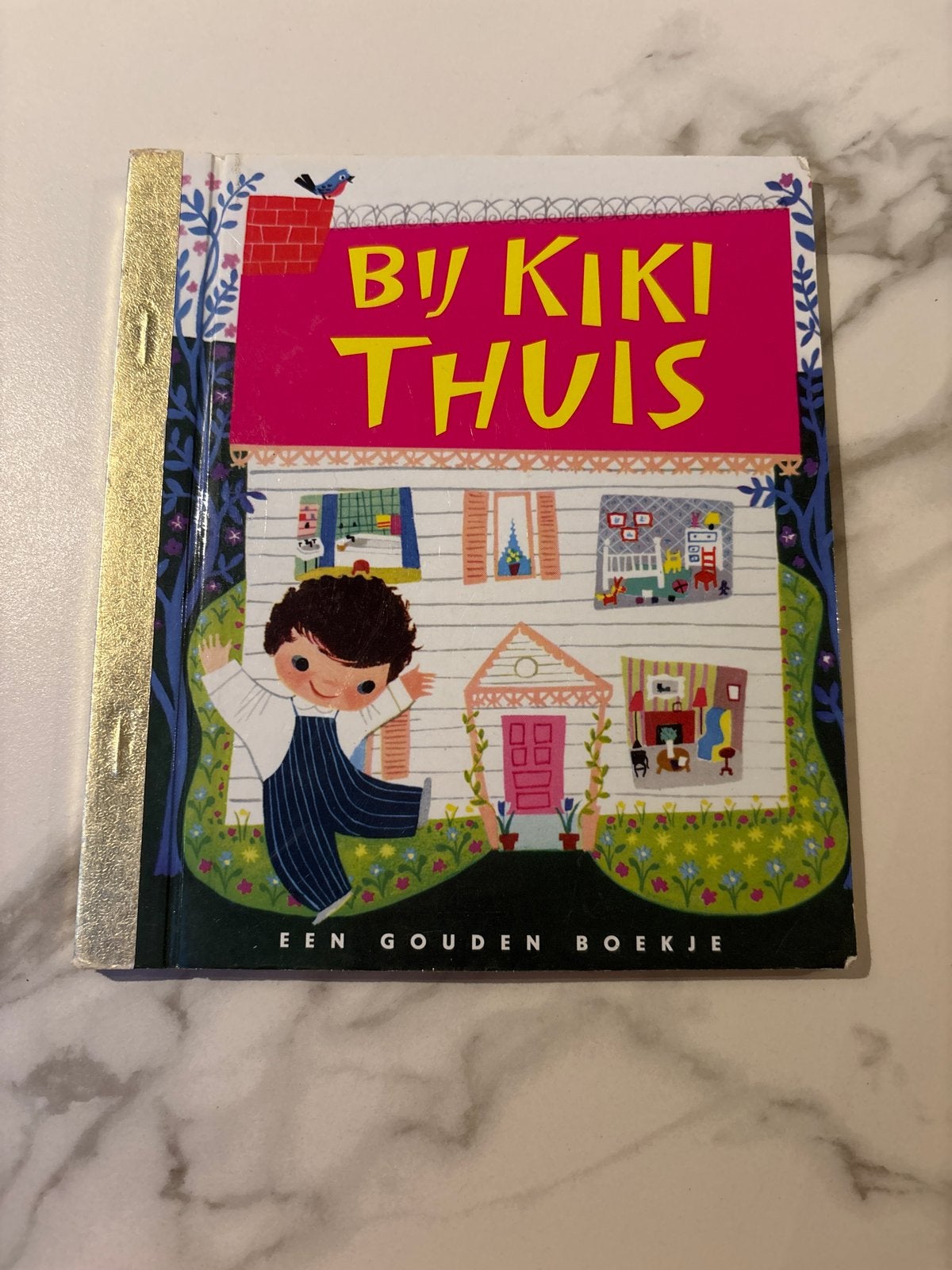 Bij Kiki Thuis - Een Gouden Boekje, Ophalen of Verzenden, Zo goed als nieuw, 0 tot 6 maanden