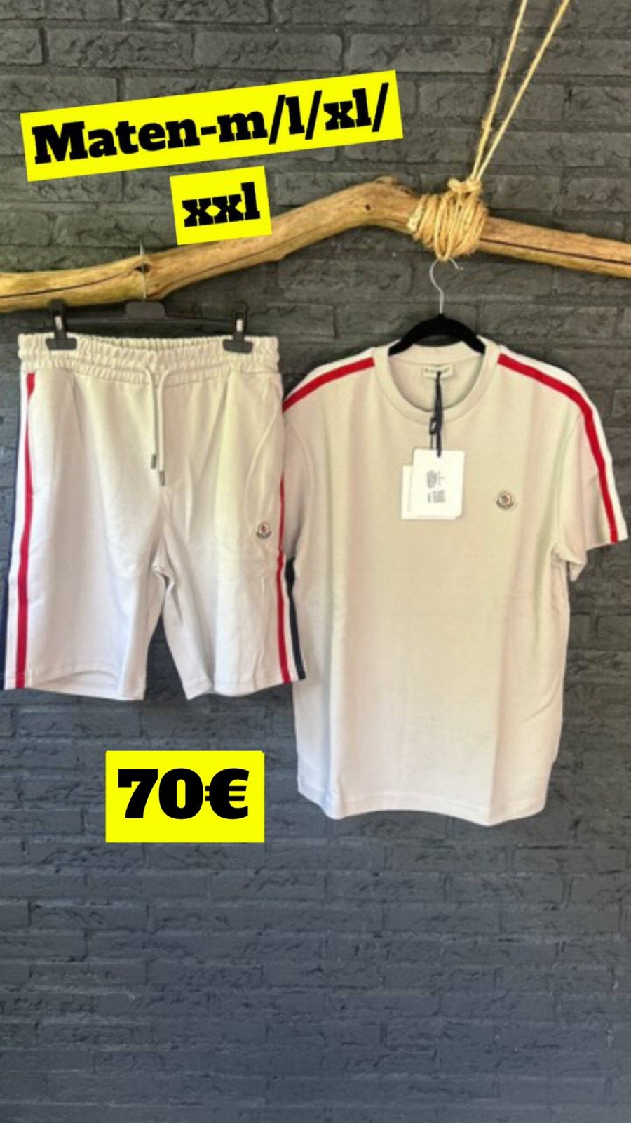 Moncler zomersetje, Ophalen of Verzenden, Nieuw