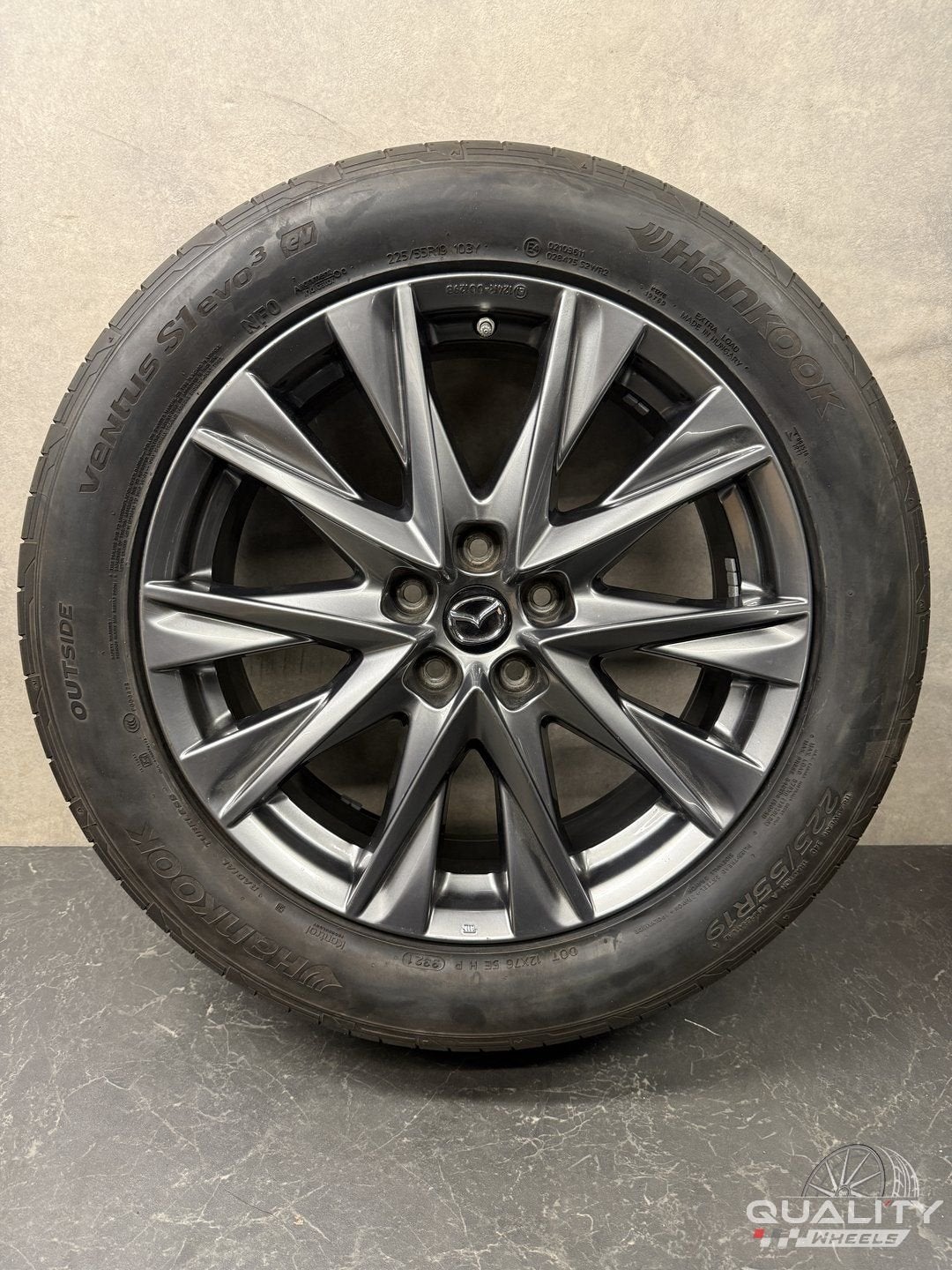 5x114,3 19 inch Mazda CX-5 Velgen + Banden 225/55/19 225/55R, 19 inch, Gebruikt, -, -