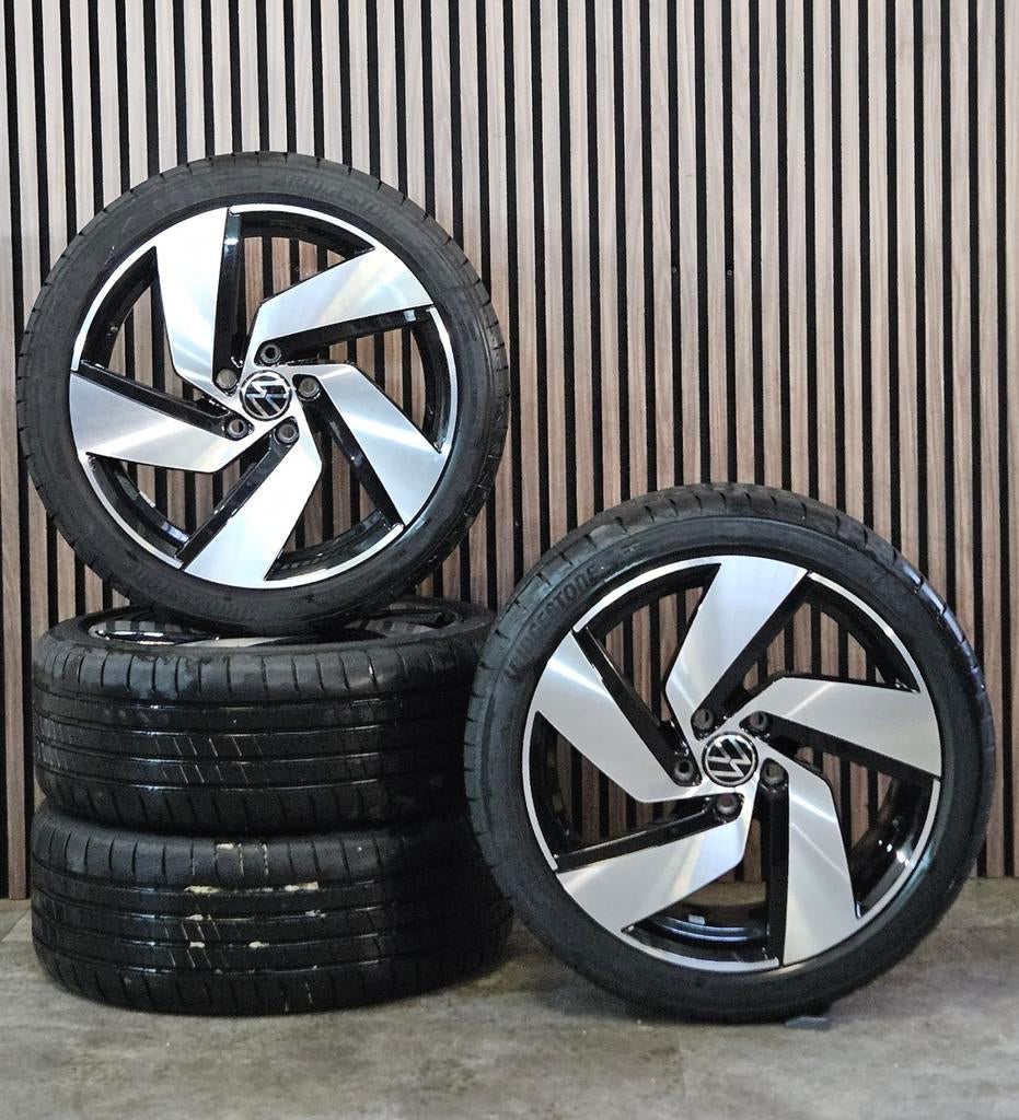 Nette 18" Orig Volkswagen Golf GTI GTE Velgen+GOEDE Banden, 18 inch, Gebruikt, Banden en Velgen, Personenwagen