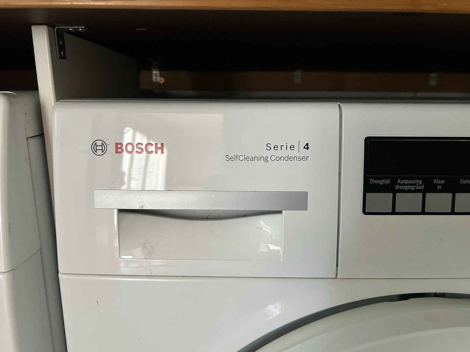 Bosch Serie 4 Condensdroger WTW83273NL/22 - Zelfreinigend, Witgoed en Apparatuur, Ophalen, Gebruikt, 8 tot 10 kg, Voorlader