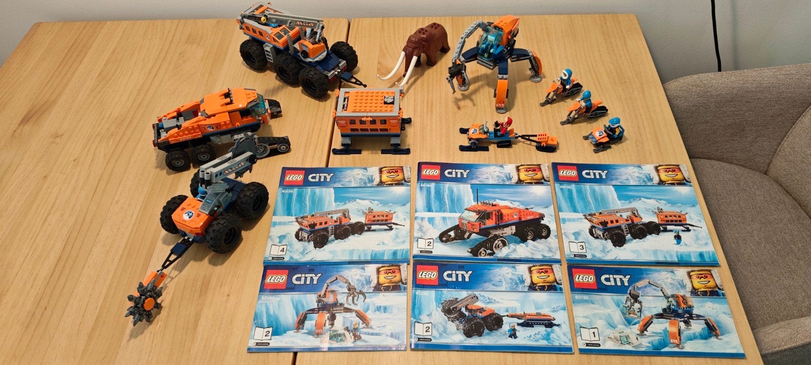 Lego City Arctic setjes 60192, 60194 en 60195, Ophalen, City, Lego, Zo goed als nieuw