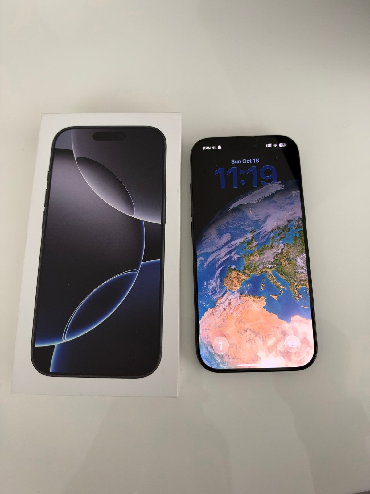 iPhone 16 Pro 256GB Zwart - Zo goed als nieuw, Telecommunicatie, Zwart, 88 %, Ophalen of Verzenden, Zo goed als nieuw