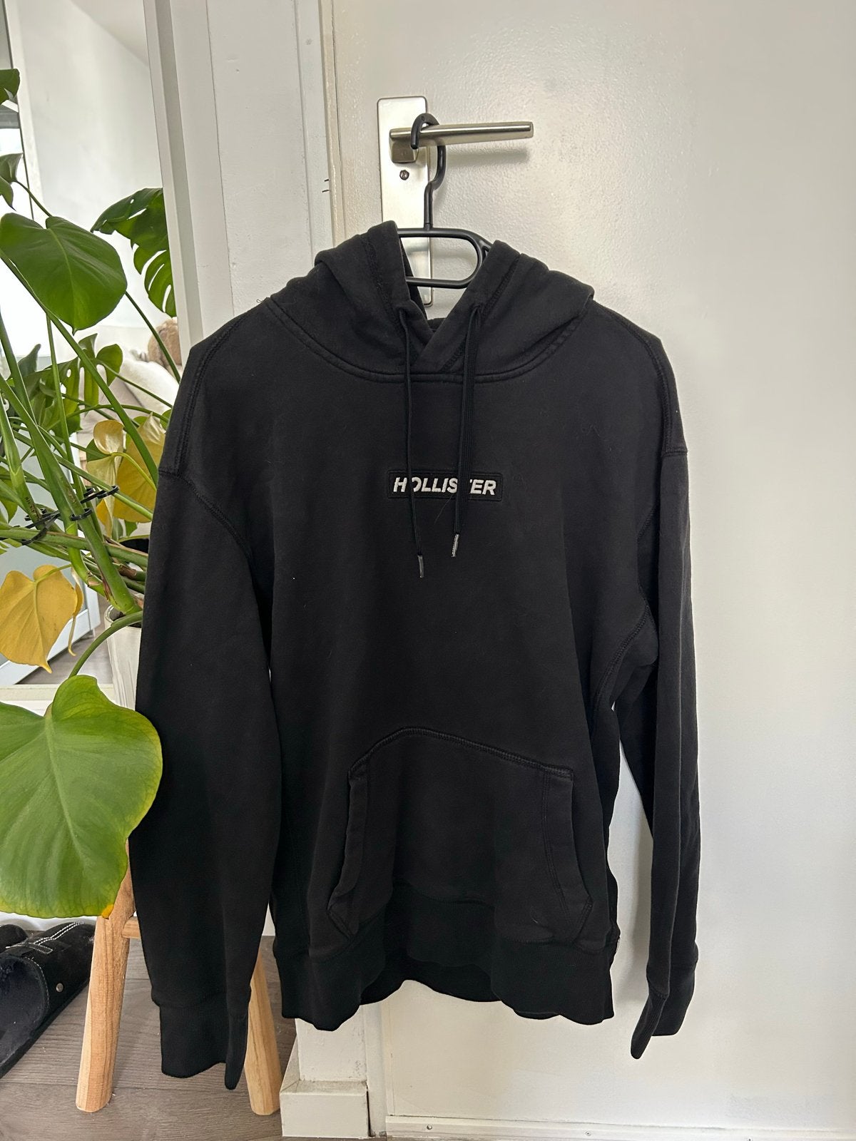 Hollister hoodie zwart - Maat S, Ophalen of Verzenden, Gedragen, Maat 46 (S) of kleiner, Zwart