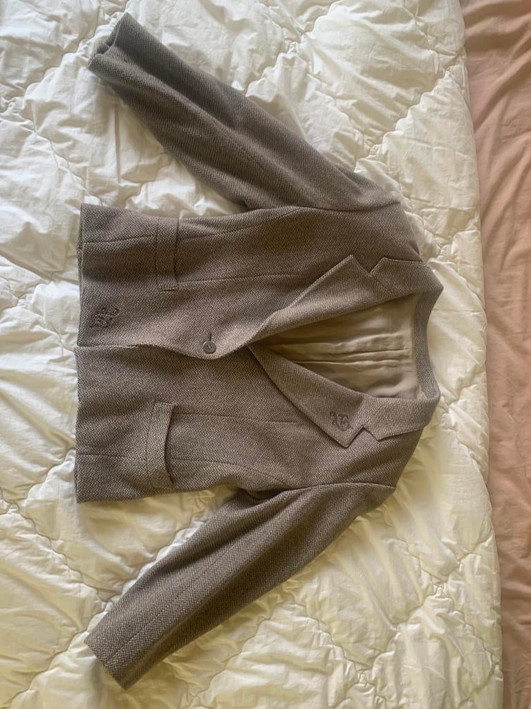 Burberry blazer, jasje, vestje, Ophalen of Verzenden, Zo goed als nieuw, Maat 34 (XS) of kleiner, Bruin