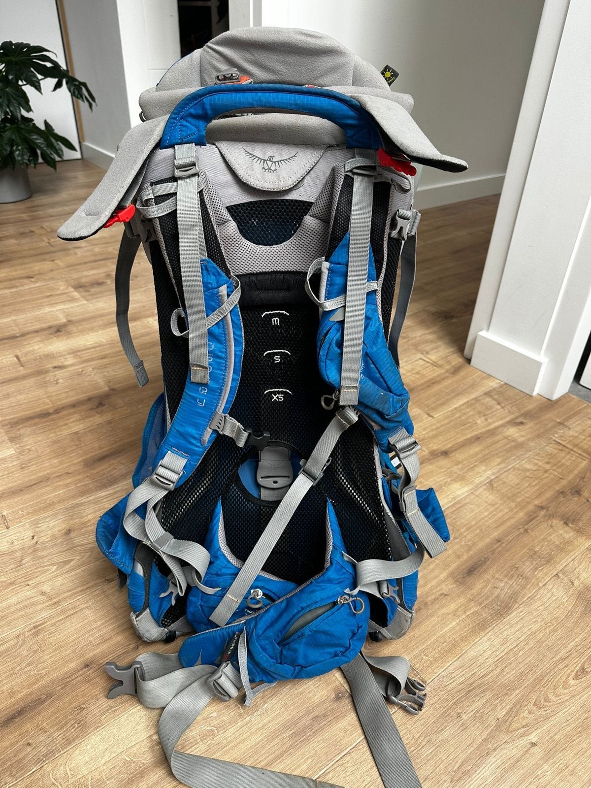 Osprey Poco Plus Draagzak - Blauw/Grijs, Kinderen en Baby's, Babydragers en Draagdoeken, Gebruikt, Rug, Draagzak, Ophalen