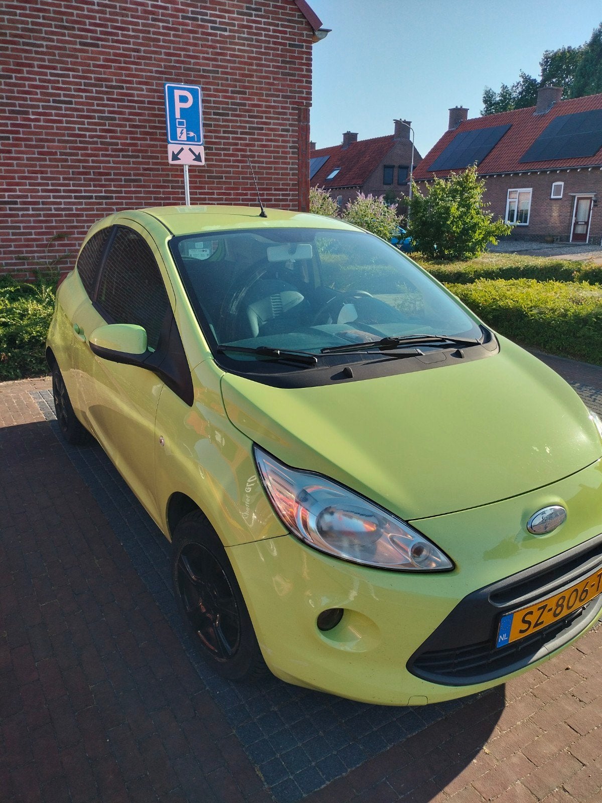 Ford Ka 1.2 2009 Groen, Auto's, Voorwielaandrijving, Stof, 1242 cc, 4 cilinders
