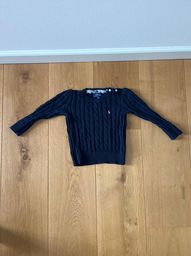 Ralph lauren kabel trui, Ophalen of Verzenden, Zo goed als nieuw, Meisje, Trui of Vest
