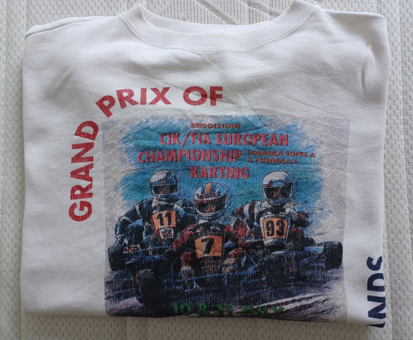Vintage Grand Prix Karting Sweatshirt Nederland, Ophalen of Verzenden, Gedragen, Onbekend