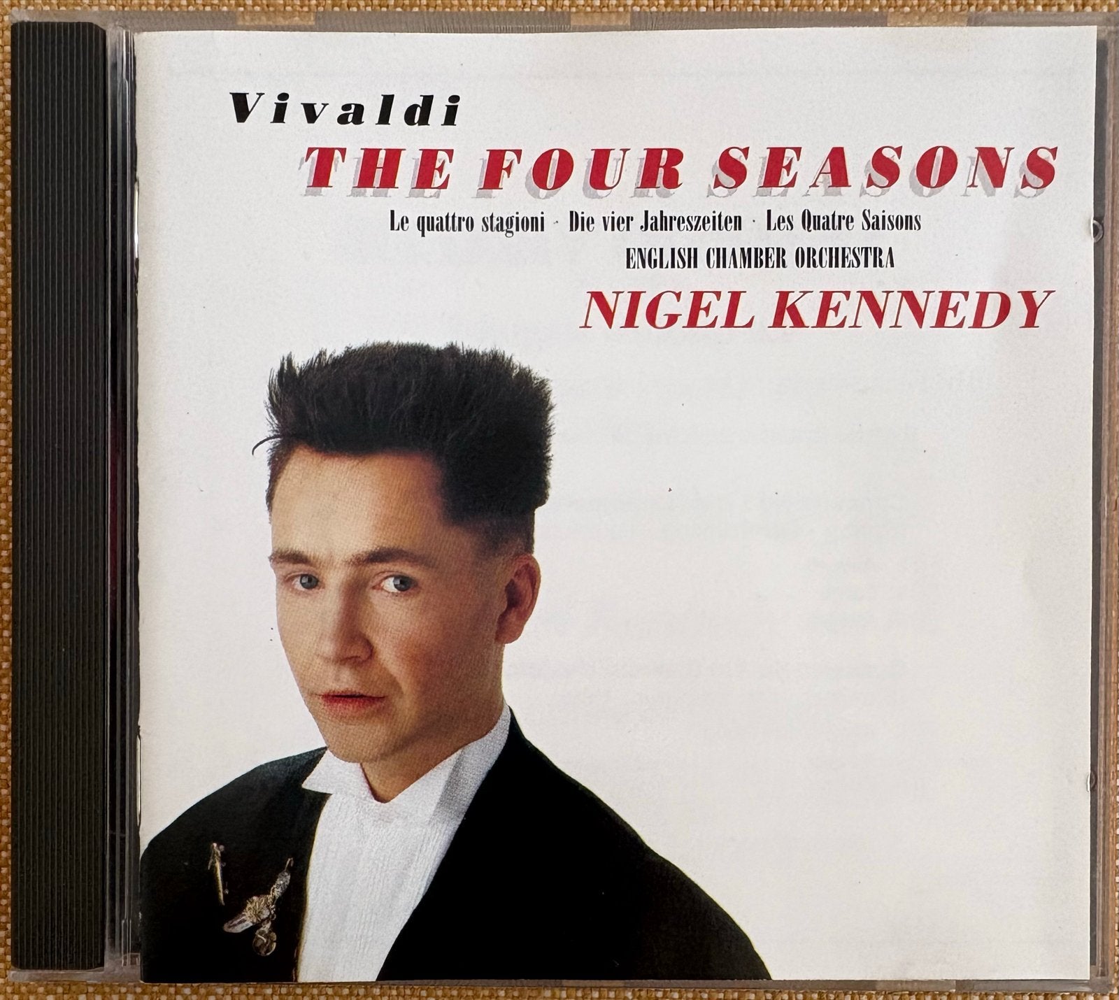 Vivaldi - The Four Seasons - Nigel Kennedy CD, Cd's en Dvd's, Soloconcert, Ophalen of Verzenden, Inclusief doosje, Vivaldi