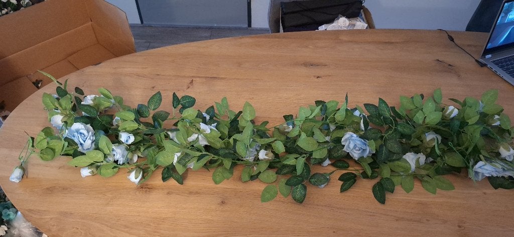 Bloemenslinger grote bloem bruiloft, Ophalen, Zo goed als nieuw, Versiering, Geboorte of Huwelijk