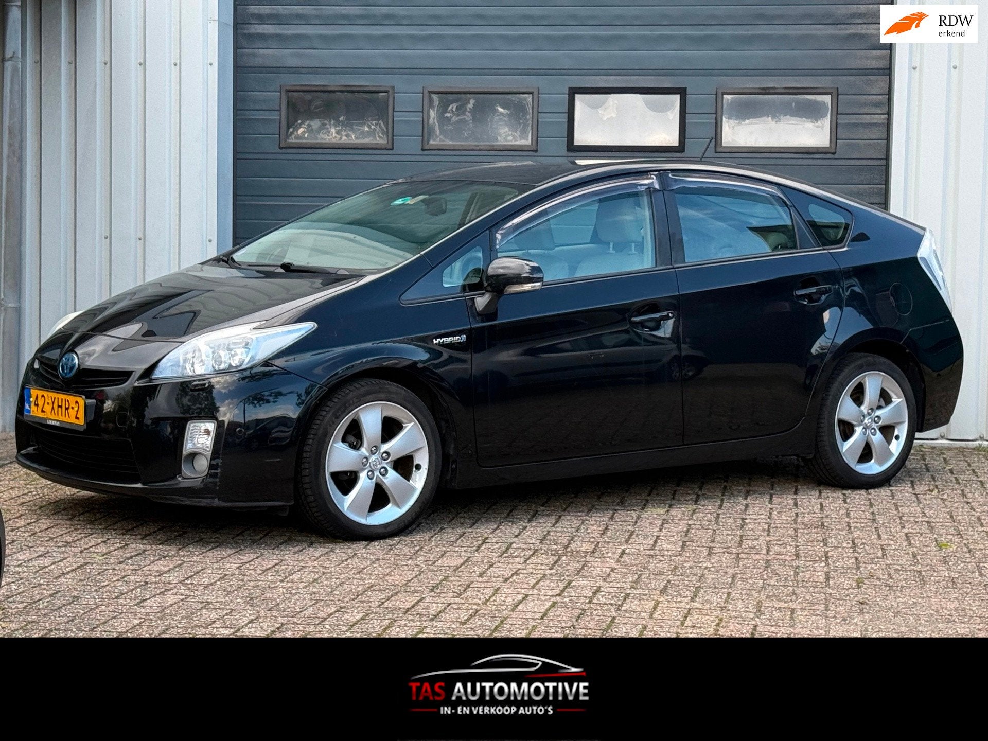 Toyota Prius 1.8 Aspiration NAVI / ADAPTIEF / LET OP!, Auto's, Gebruikt, 4 cilinders, Zwart, Bedrijf