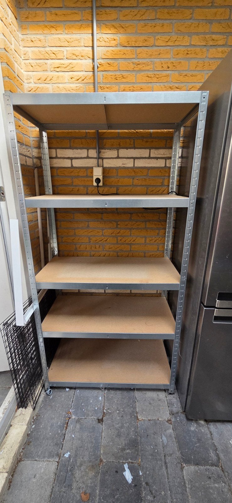 2x Stellingkast Praxis - 176x90x40cm - 175kg draagkracht, Ophalen