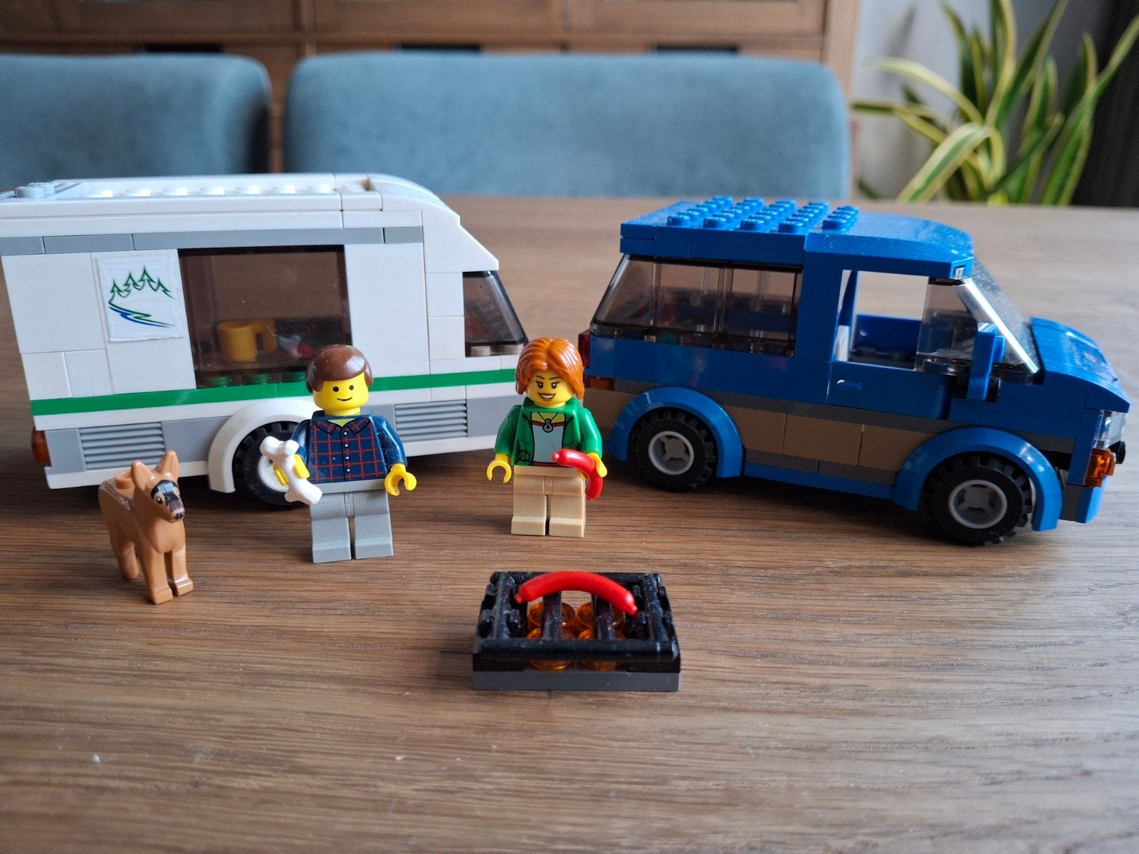 LEGO City 60117 Campervan met figuren en accessoires, Compleet, City, Lego, Ophalen of Verzenden