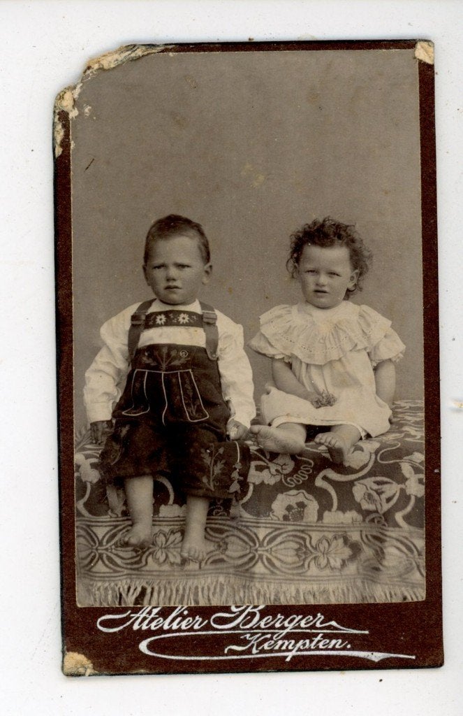B30; CDV met beschadigingen, Gebruikt, Foto, Ophalen of Verzenden, Voor 1940