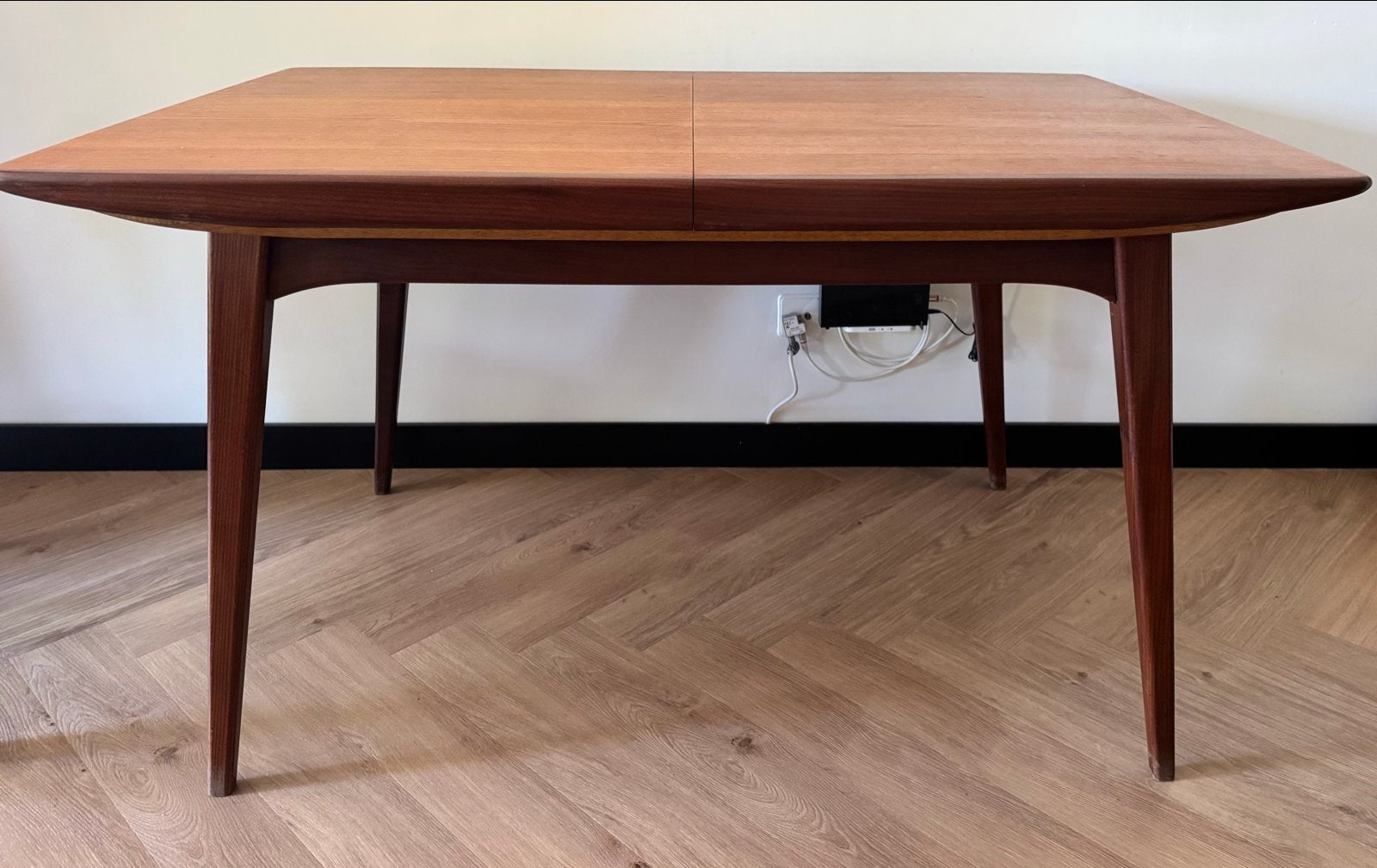 Vintage eettafel Louis van Teeffelen Webe uitschuifbaar, Ophalen