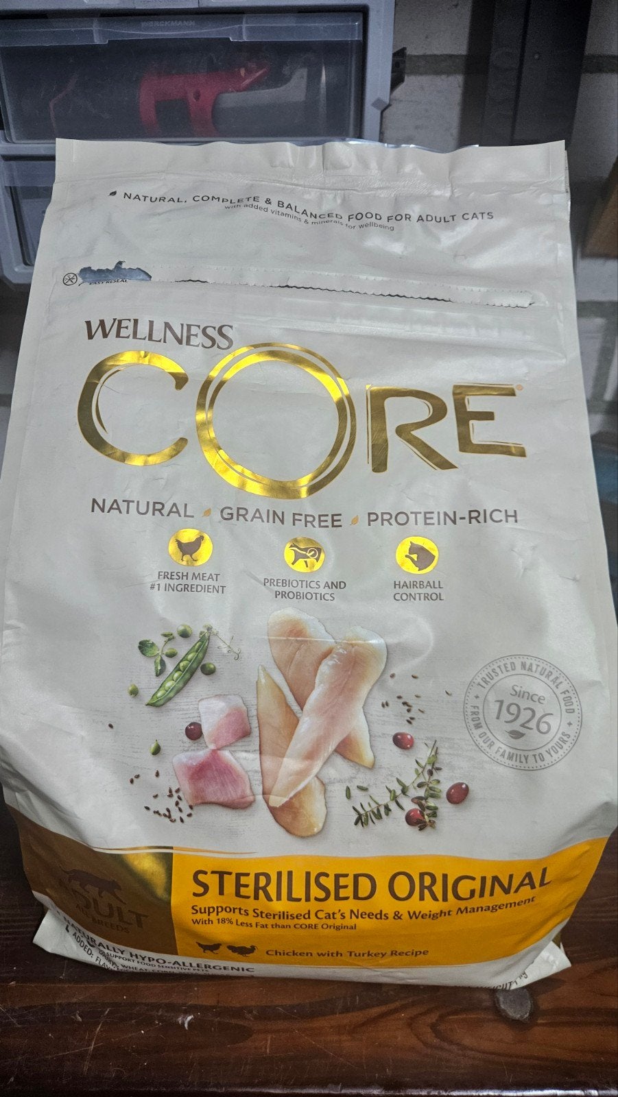 Gratis Core geopend kattenbrokken, Ophalen, Kat