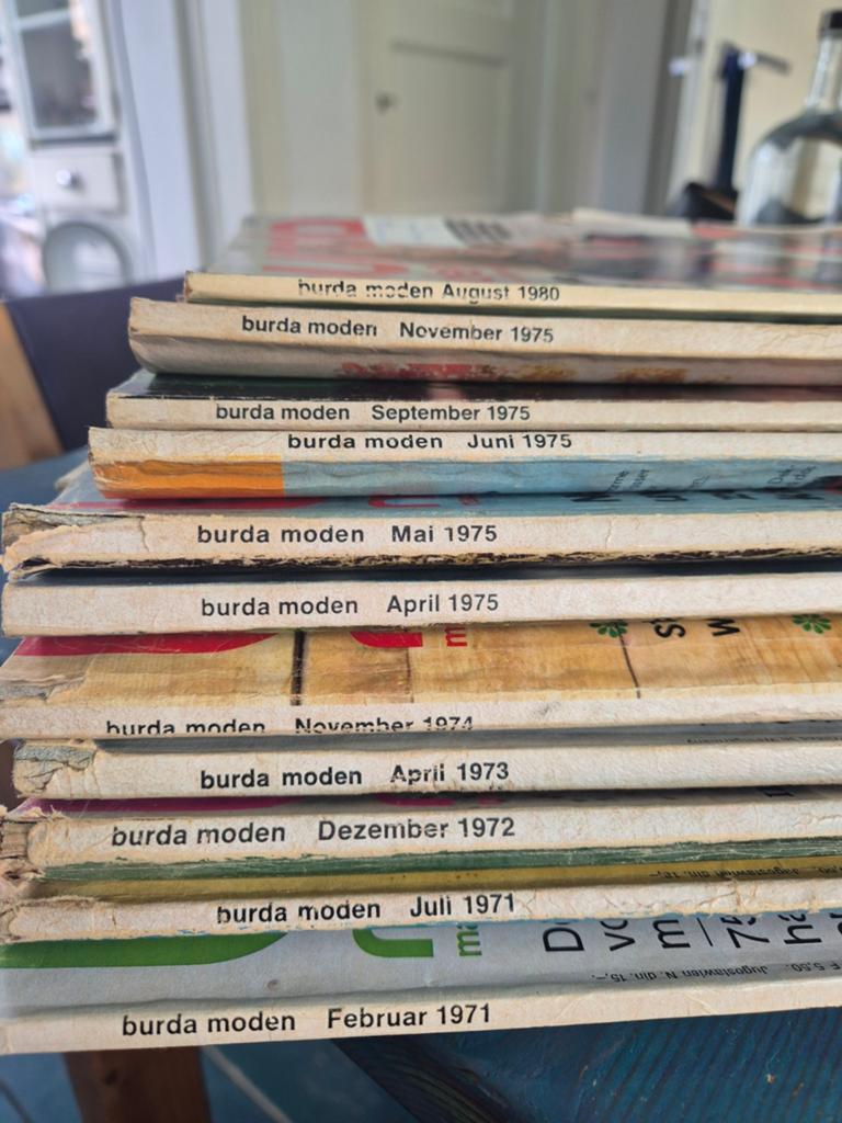 11 x Burda moden 1971-1980, Ophalen of Verzenden, Gebruikt, Vrouw, Burda