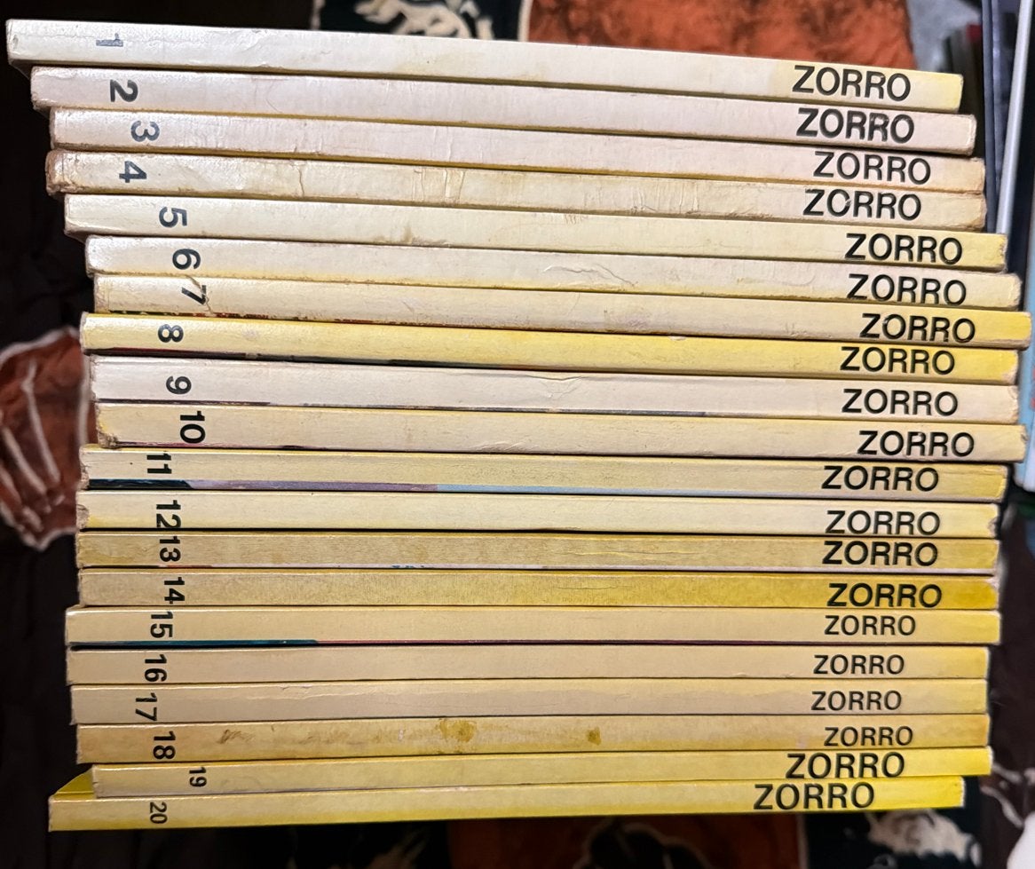 Zorro Stripboeken Collectie - Nummers 1-20, Complete serie of reeks, Ophalen of Verzenden, Gelezen
