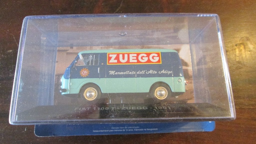 Fiat 1100 T ZUEGG 1961 1:43, Hobby en Vrije tijd, Modelauto's | 1:43, Ophalen of Verzenden, Nieuw, Auto, Overige merken