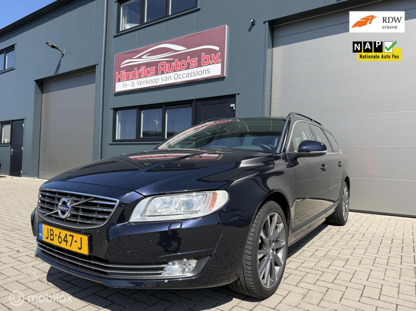 Volvo V70 2.0 D3 Polar+, Auto's, Volvo, Euro 6, 4 cilinders, Blauw, 23 km/l