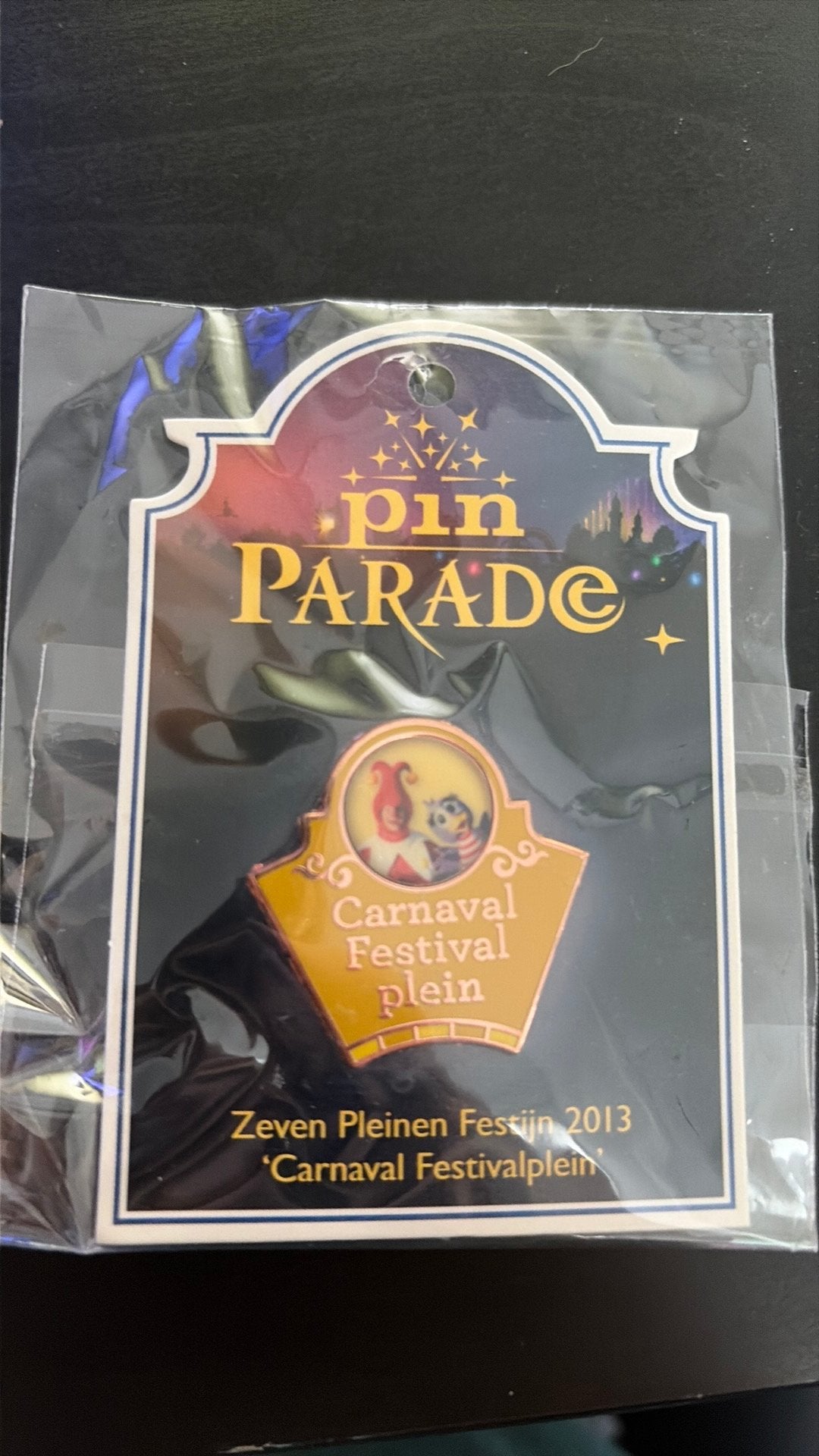 Efteling pin ZPF 2013 Carnaval festival, Verzamelen, Ophalen of Verzenden, Zo goed als nieuw, Button of Speldje