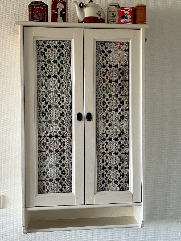vitrine hang kasje, Ophalen, Gebruikt, 100 tot 150 cm, 50 tot 100 cm