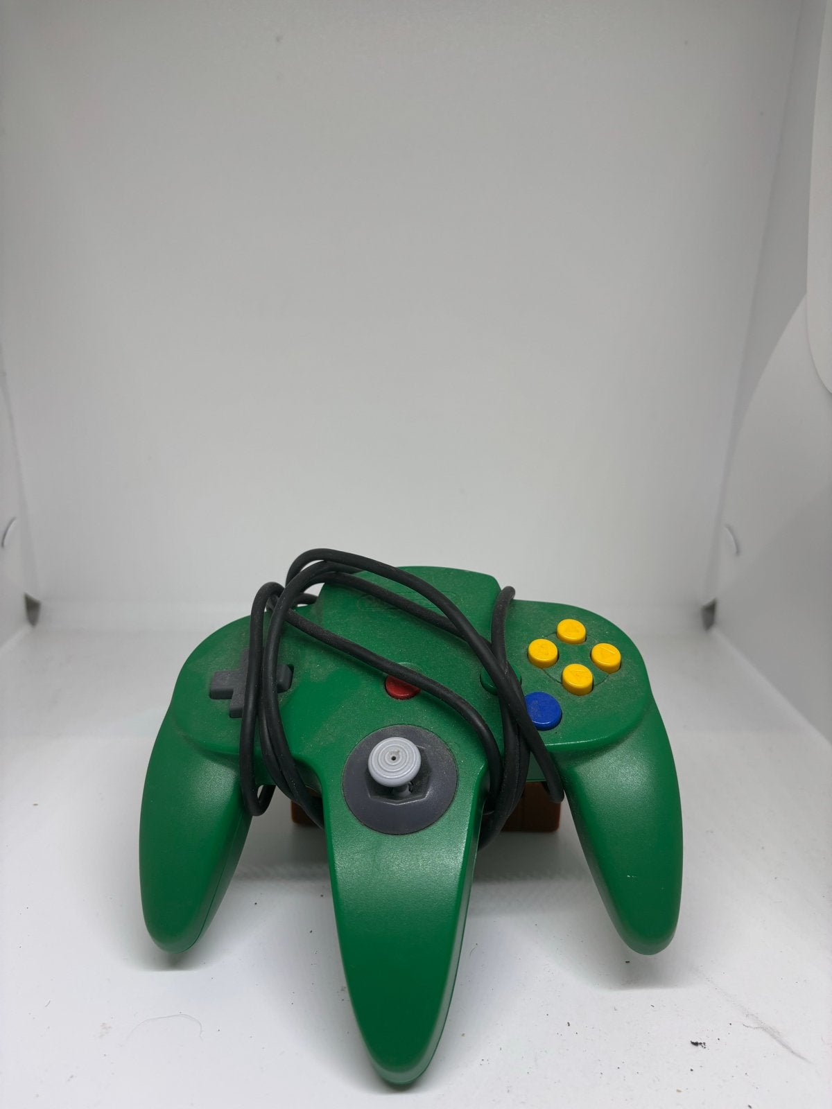 Groene Nintendo 64 Controller, Spelcomputers en Games, Ophalen of Verzenden, Gebruikt, Met 1 controller