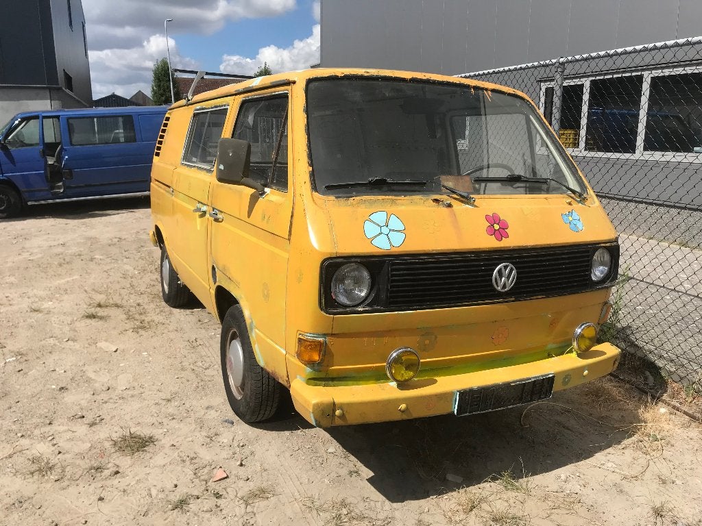VW T3 benzine wegenbelastingvrij 1980, Auto's, Oldtimers, Overige carrosserieën, Volkswagen, Bedrijf, Handgeschakeld