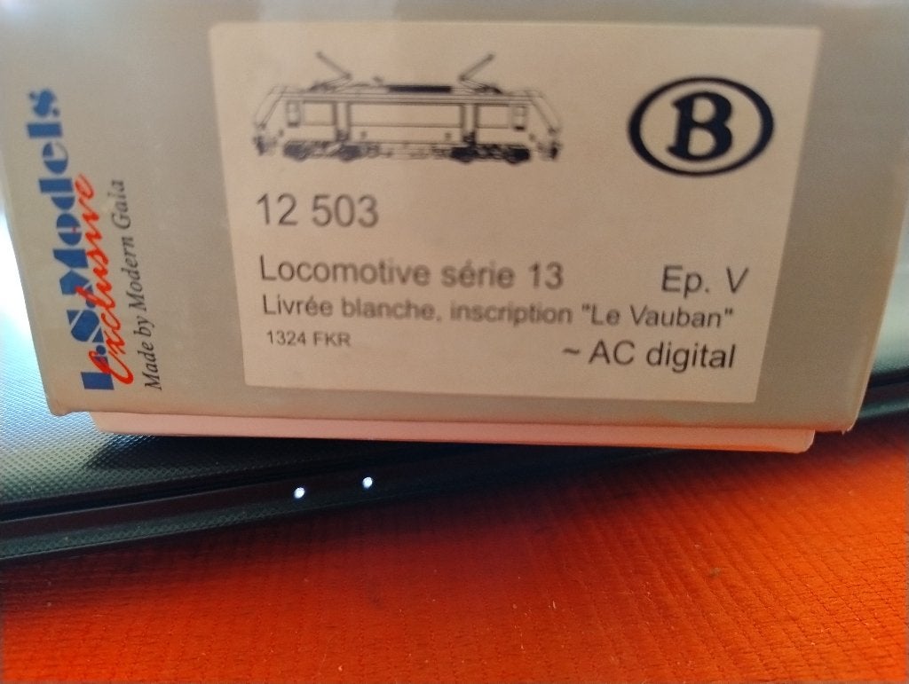 LS Models 12 503 – NMBS Reeks 13 "Le Vauban" – AC Digitaal, Overige merken, Wisselstroom, Locomotief, Ophalen of Verzenden