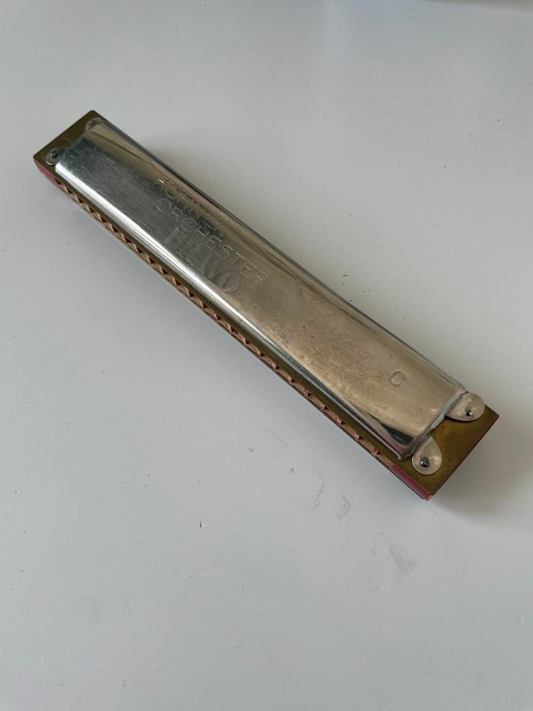 Hohner Orchester Bravo C mondharmonica, Muziek en Instrumenten, Blaasinstrumenten | Mondharmonica's, Ophalen of Verzenden, Gebruikt