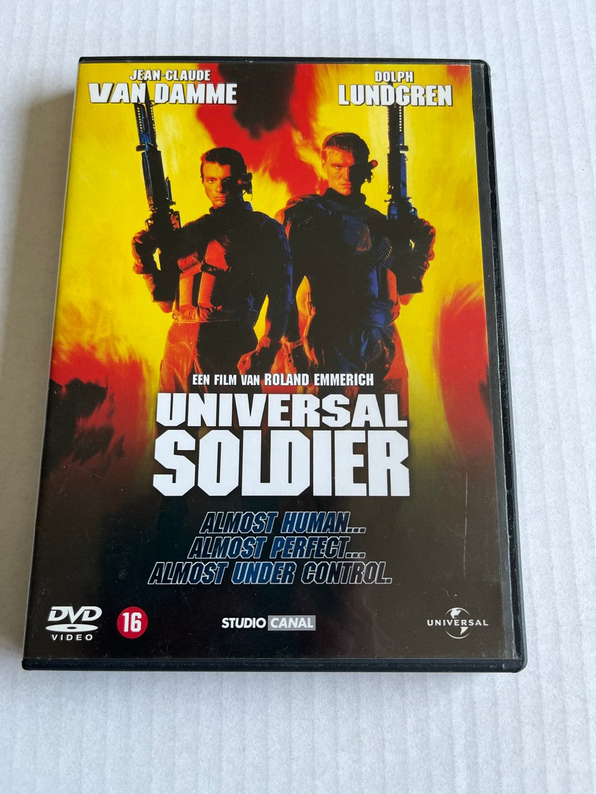 Universal Soldier DVD -Van Damme & Lundgren, Vanaf 16 jaar, Ophalen of Verzenden, Gebruikt, Actie
