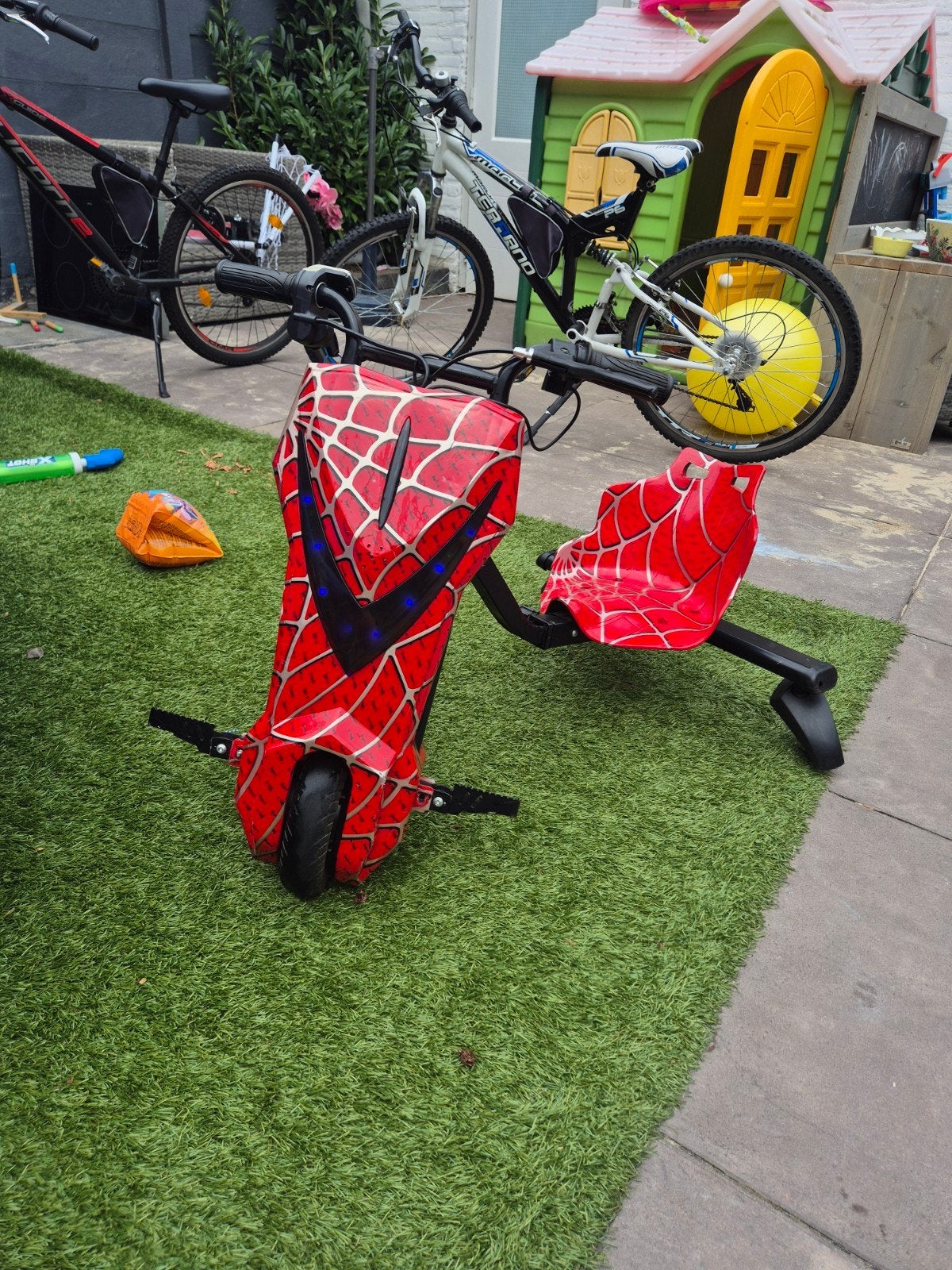 Elektrische Spider-Man Drift Trike, Ophalen of Verzenden, Gebruikt, Overige typen, Onbekend